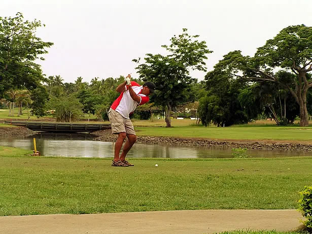 Tee time at Denarau