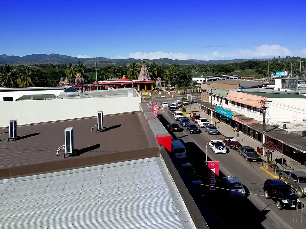 View of the Sri Siva temple
