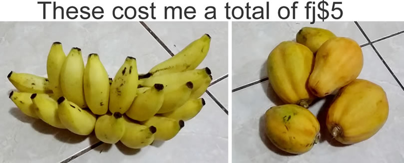 Some fruit prices