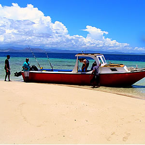 Boat on a beach